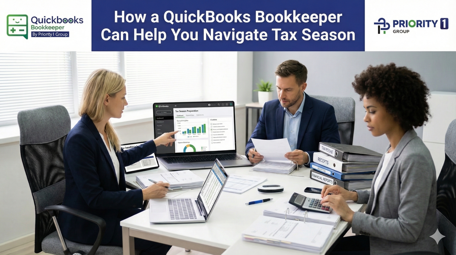 How a QuickBooks Bookkeeper Can Help You Navigate Tax Season