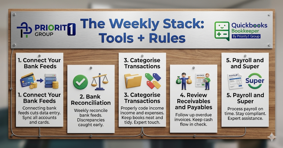 The Key Benefits of Hiring a QuickBooks Bookkeeper for Your Small Business 2 The Weekly Stack Tools + Rules